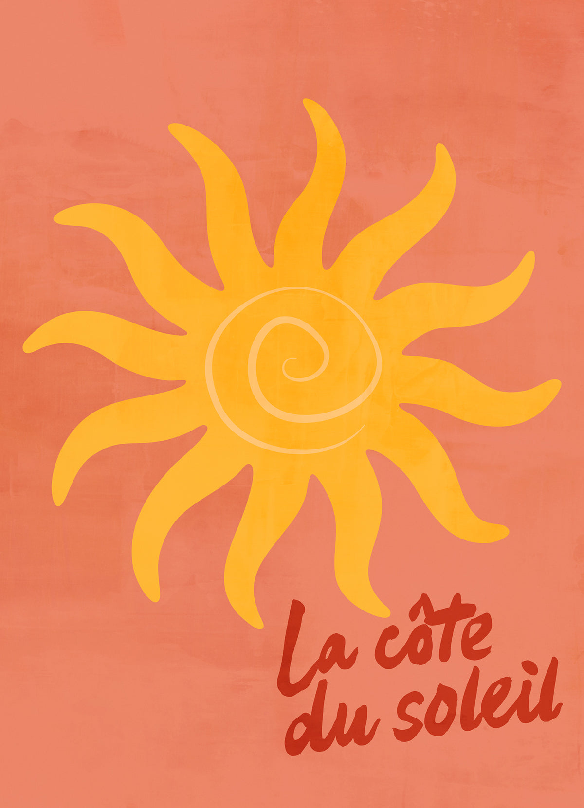 La Côte du Soleil Print