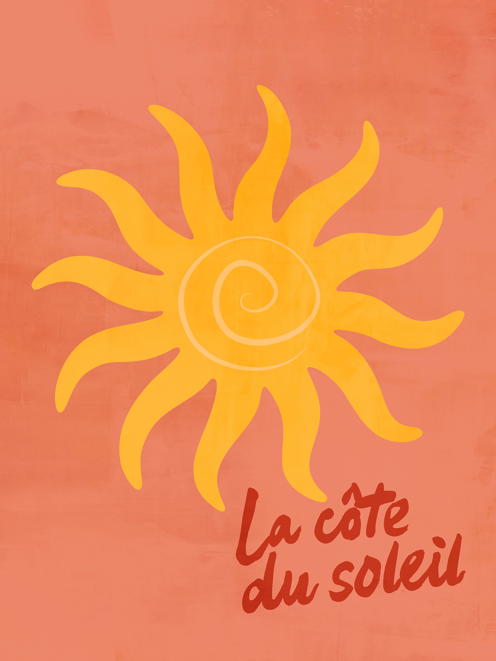 La Côte du Soleil Print