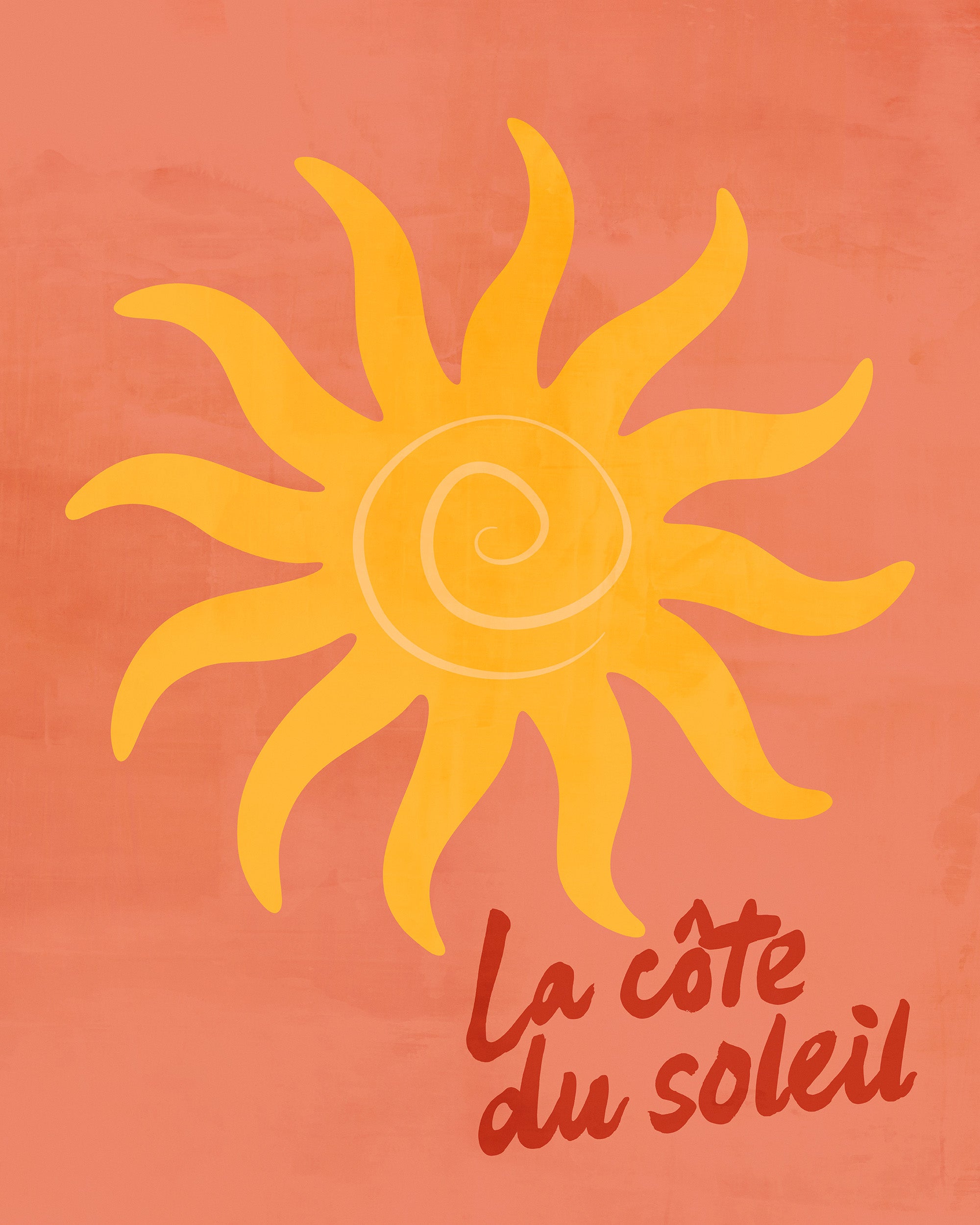 La Côte du Soleil Print