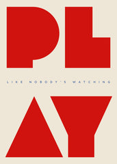 Play Bold Print