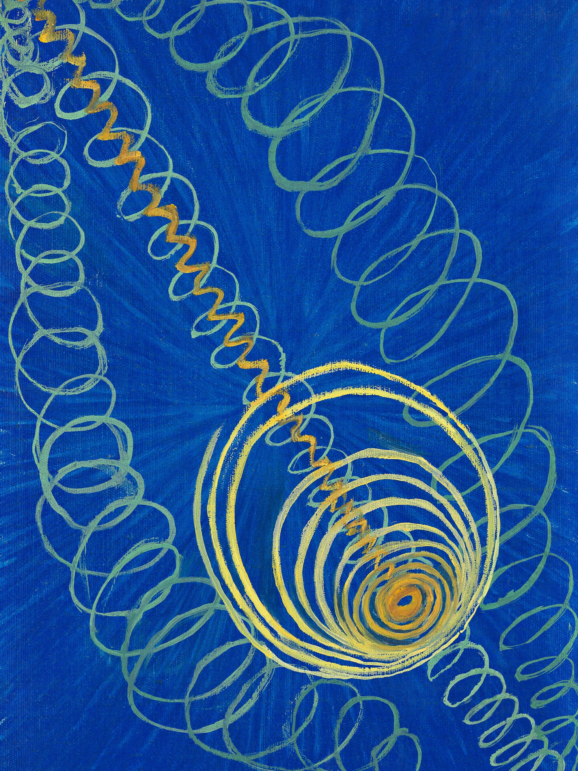 Print - Primordial Chaos, No.16 by Hilma af Klint