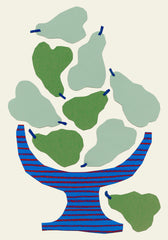 Toppling Pears Print