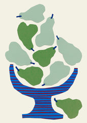 Toppling Pears Print
