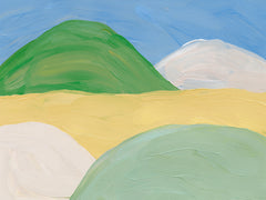 Brushstroke Hills Print