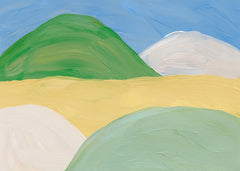 Brushstroke Hills Print