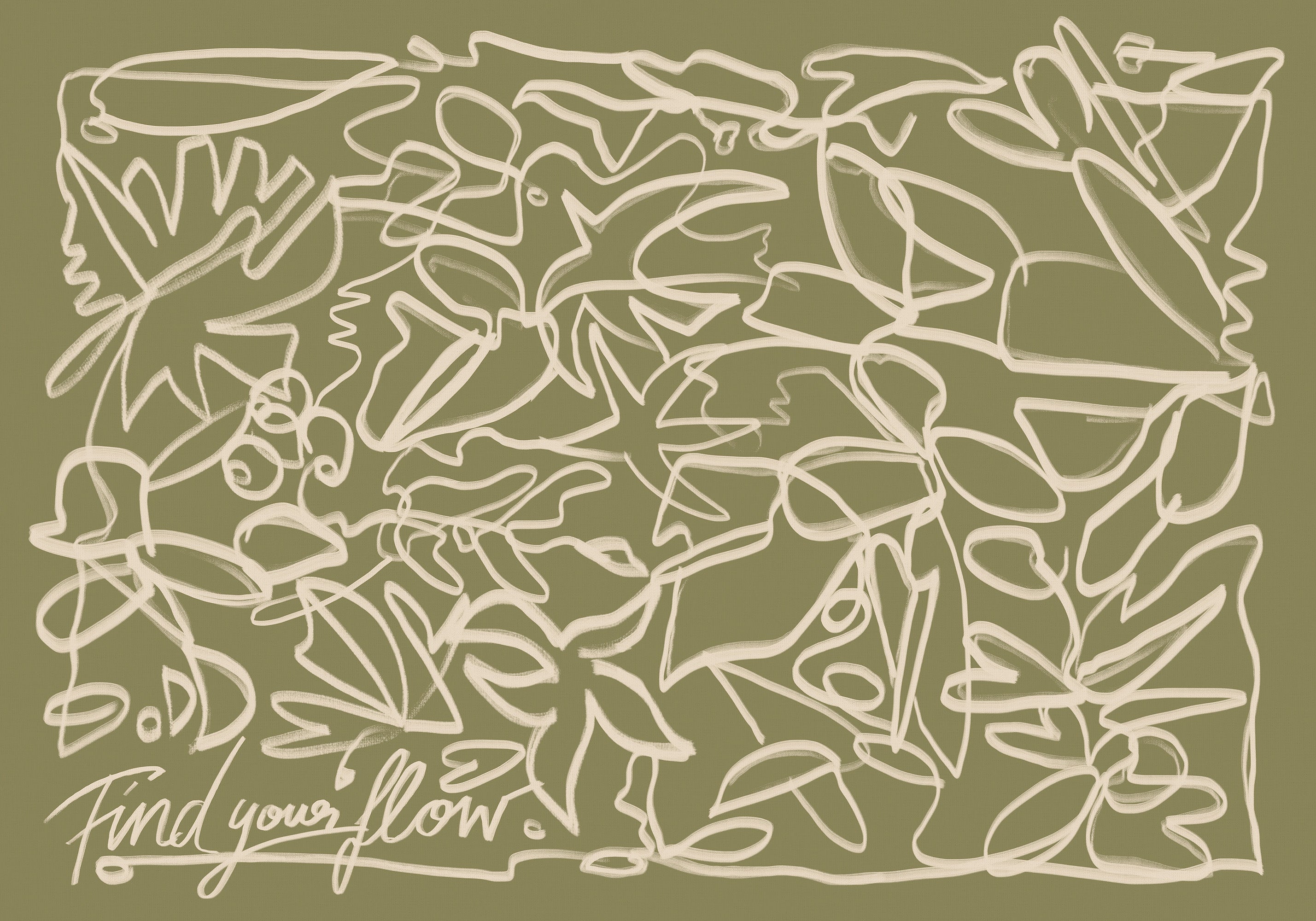 Katrin Schuller - Find Your Flow Print