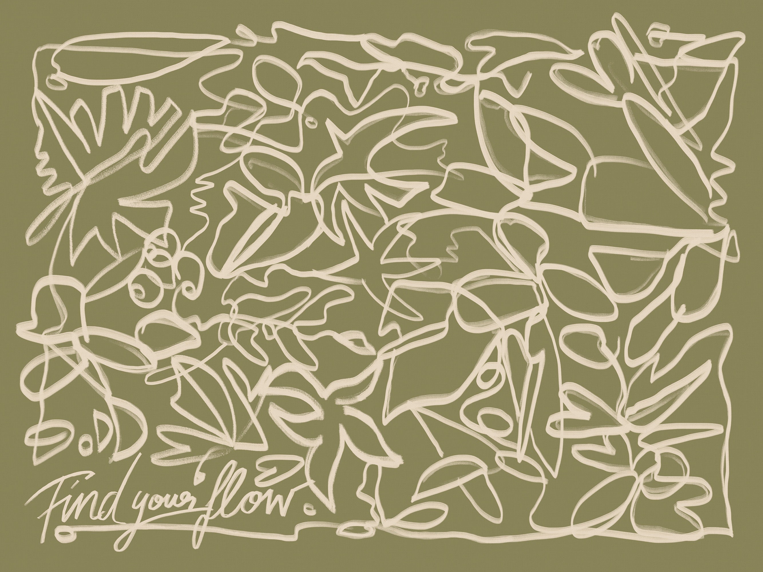 Katrin Schuller - Find Your Flow Print