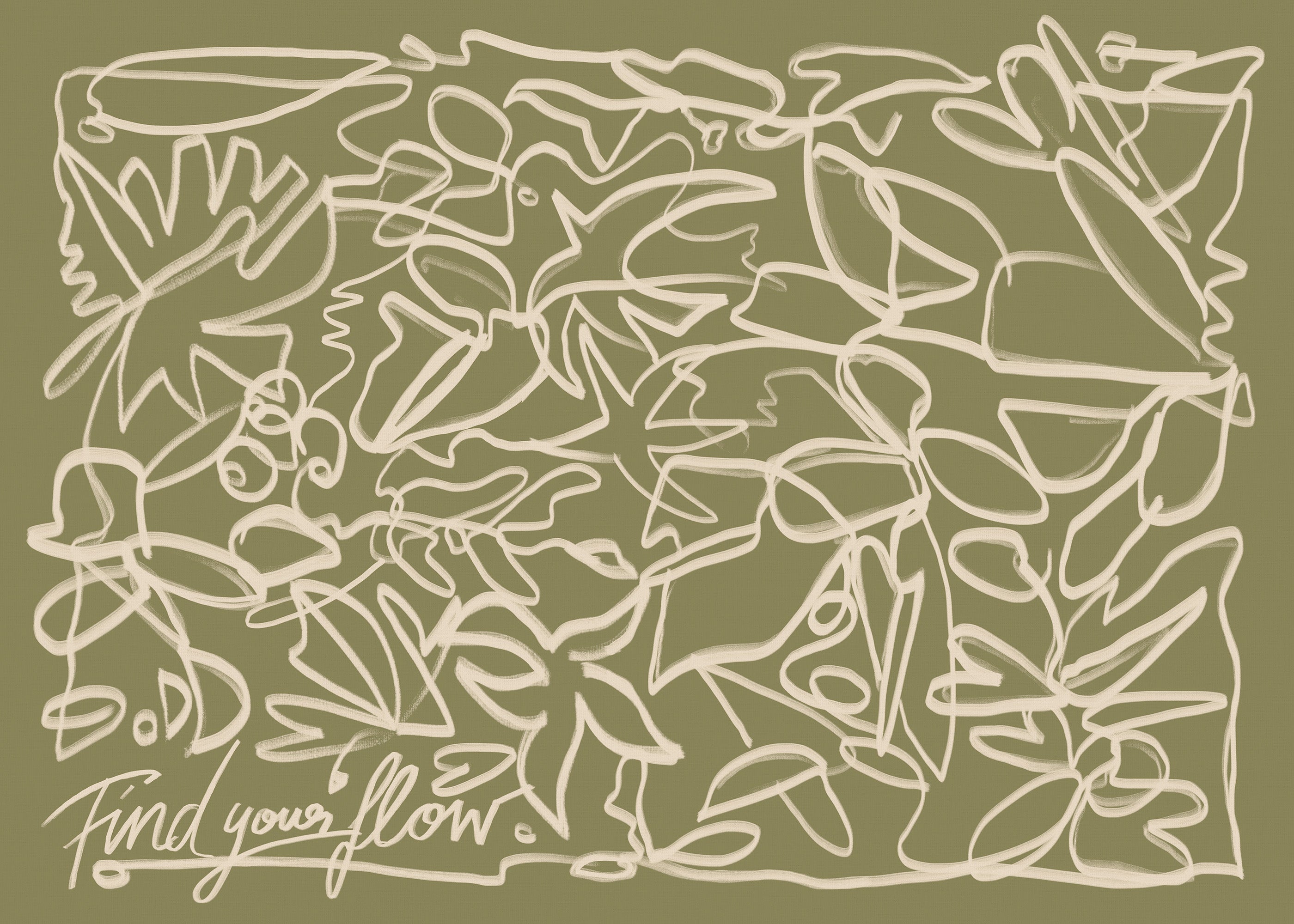 Katrin Schuller - Find Your Flow Print
