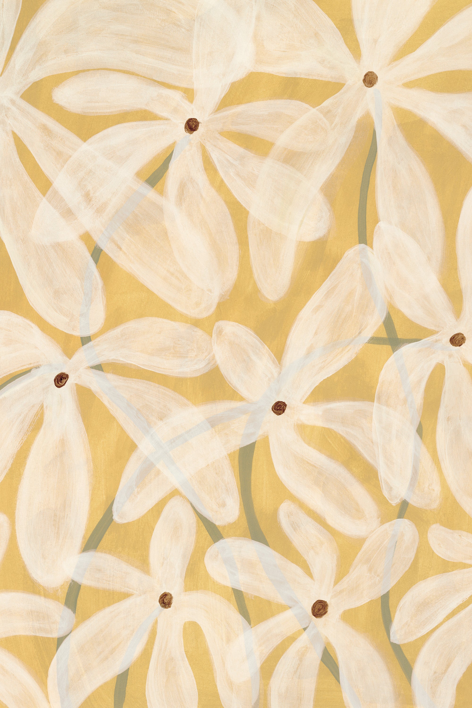 Sheer Florals Print