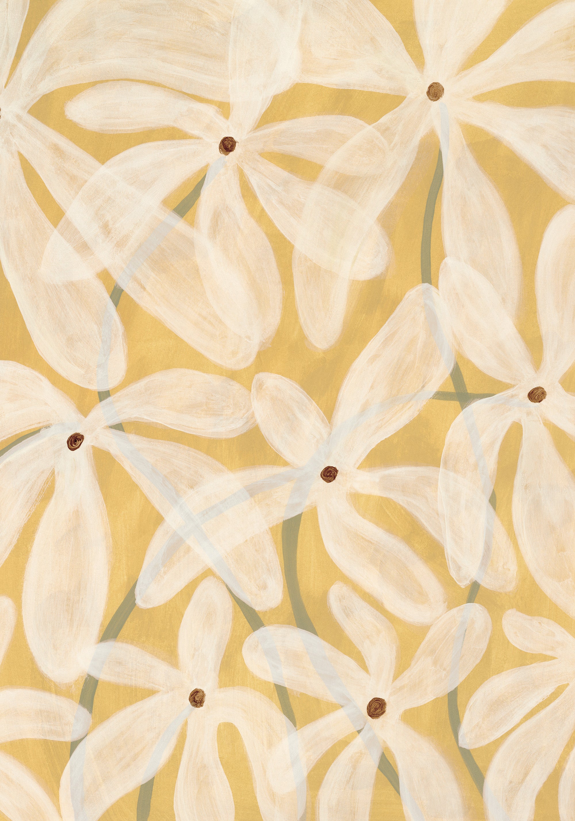 Sheer Florals Print