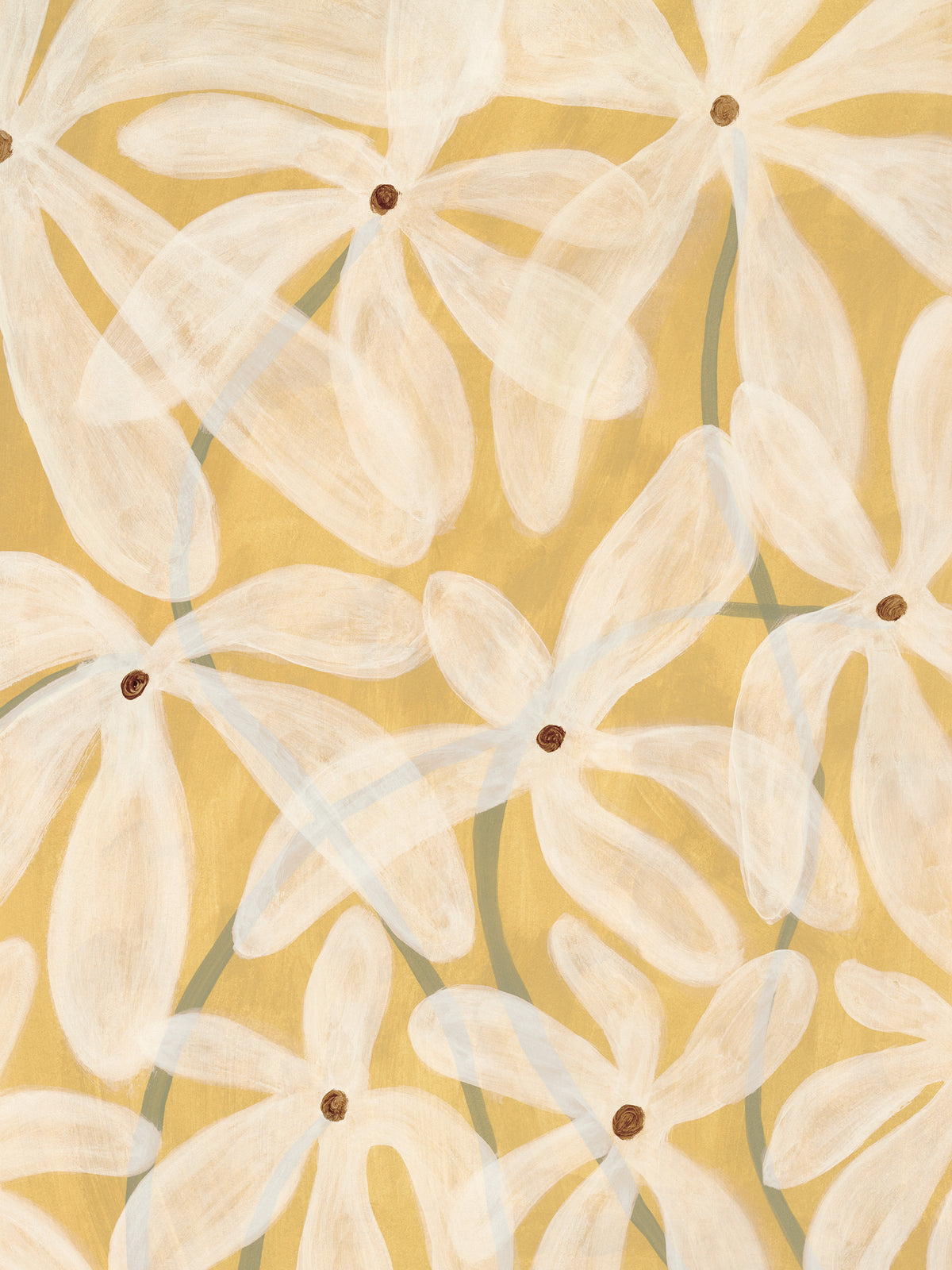Sheer Florals Print