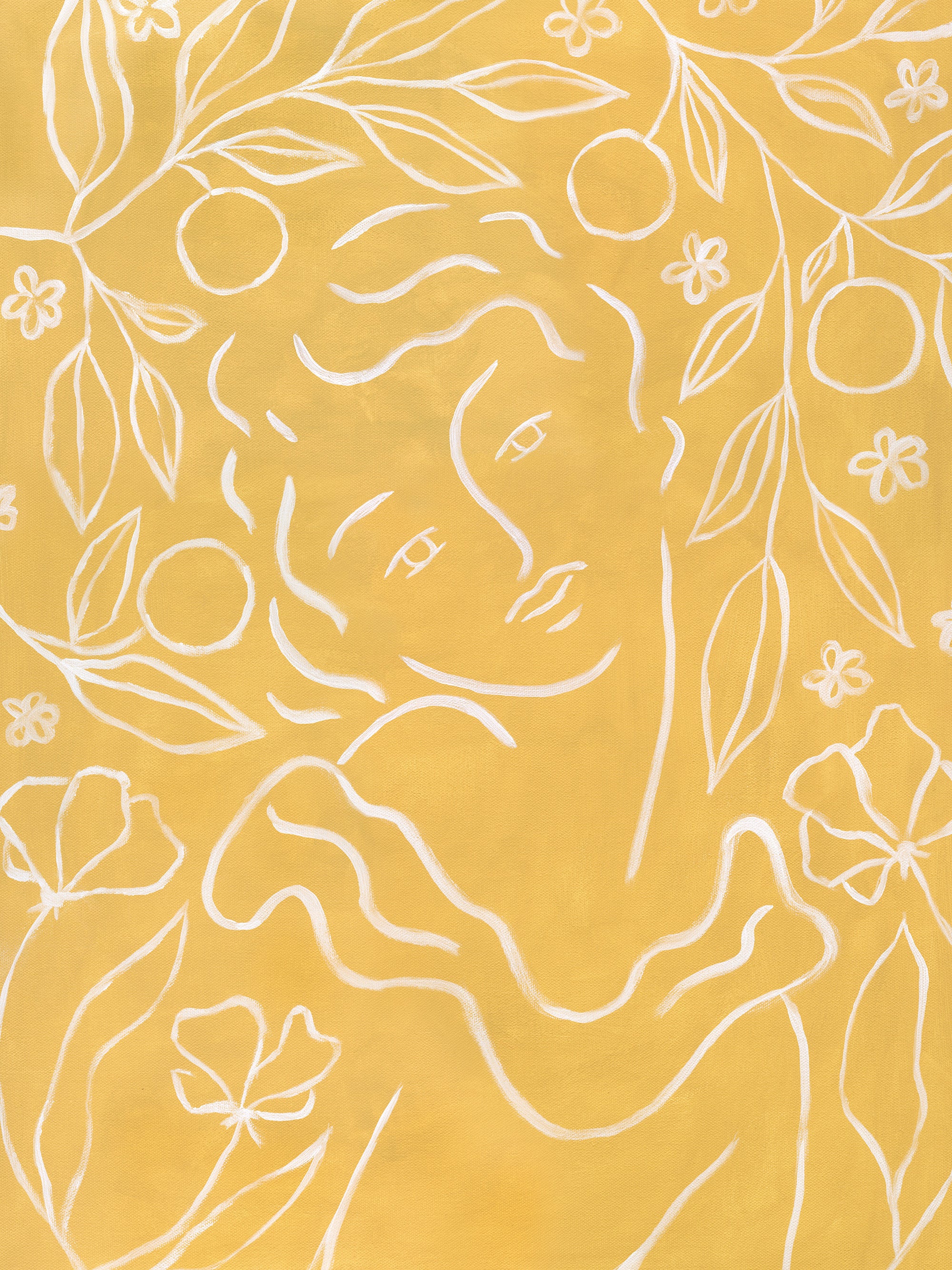 Under the Citrus Tree Print