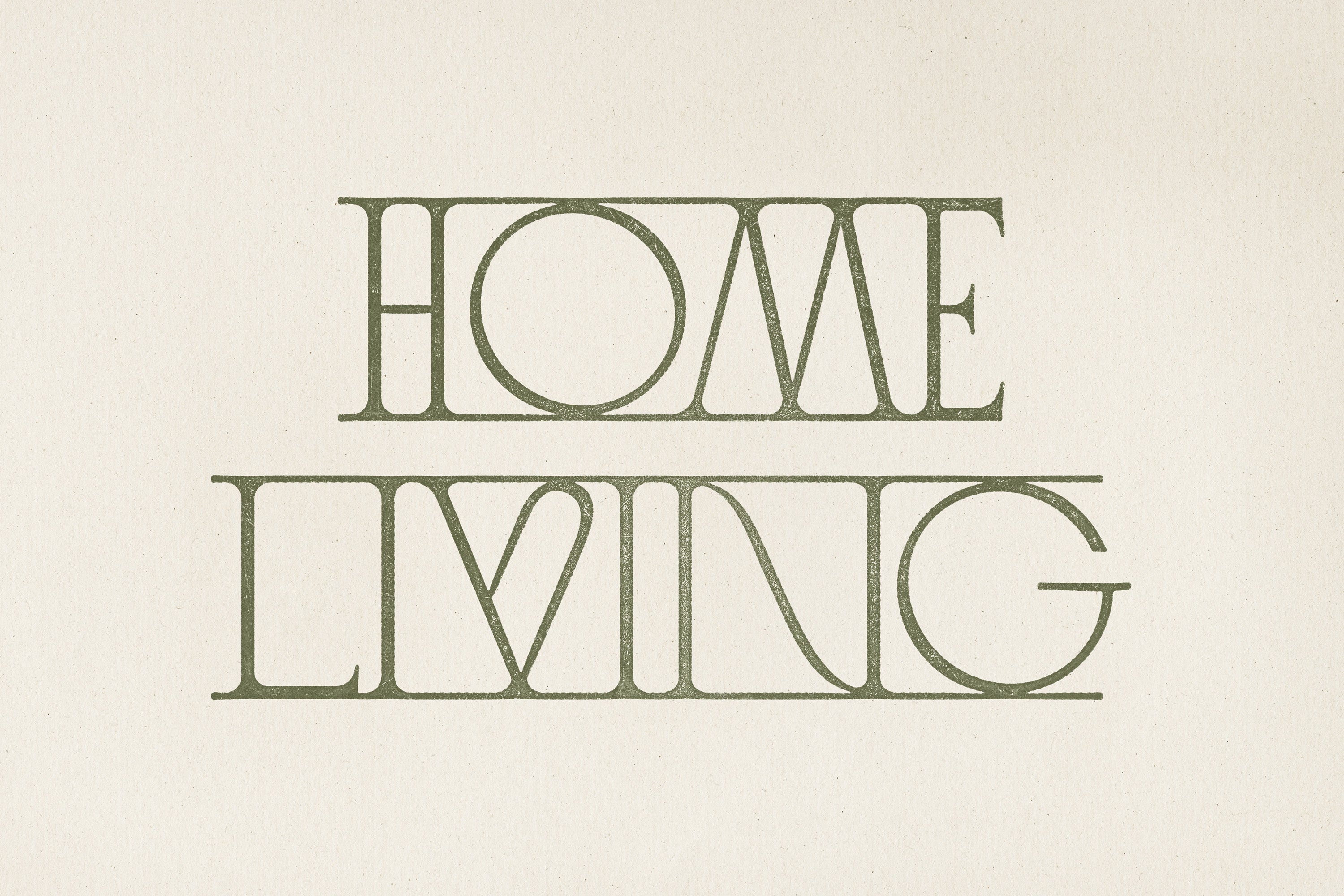 Home Living Print
