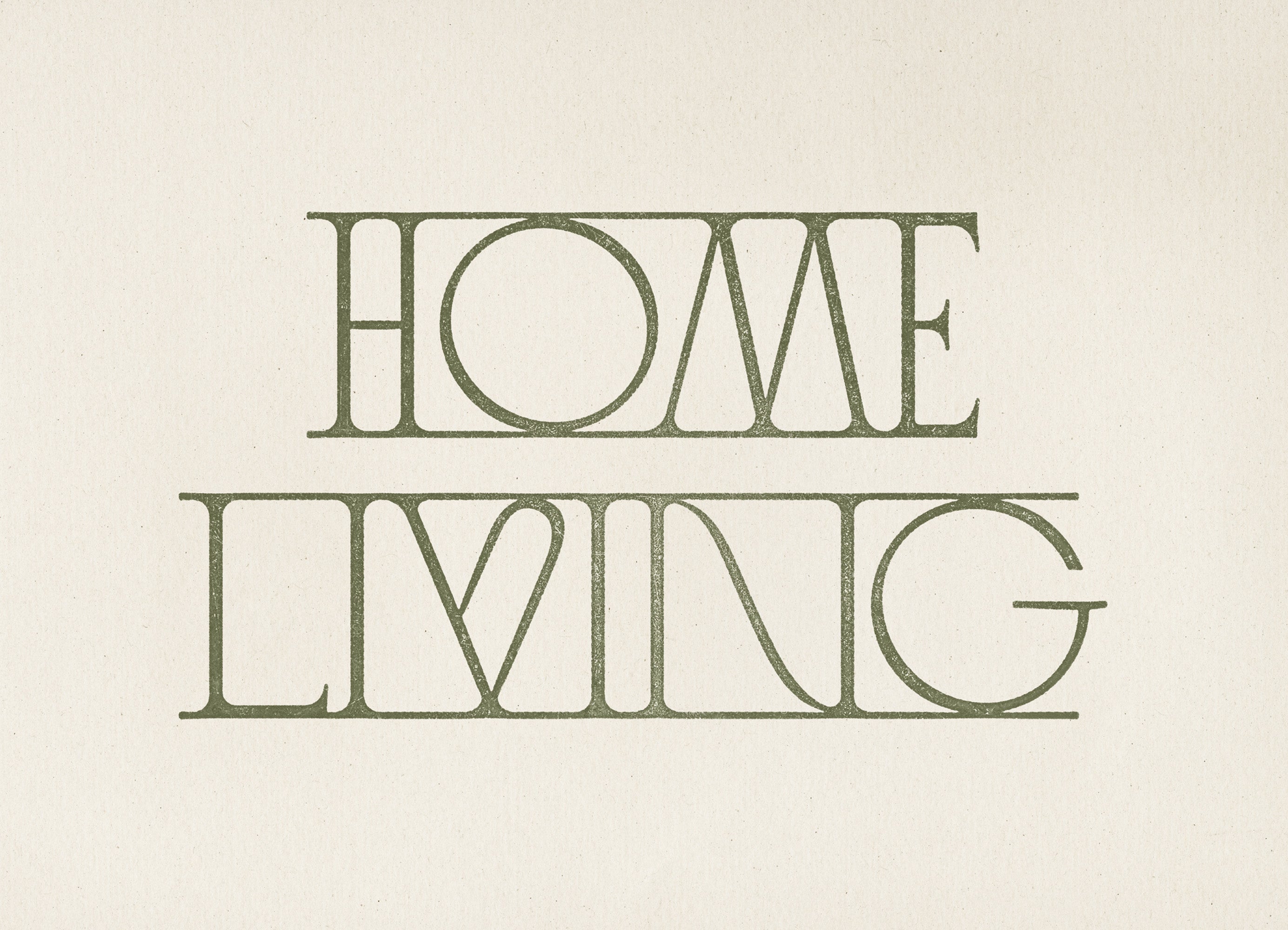 Home Living Print