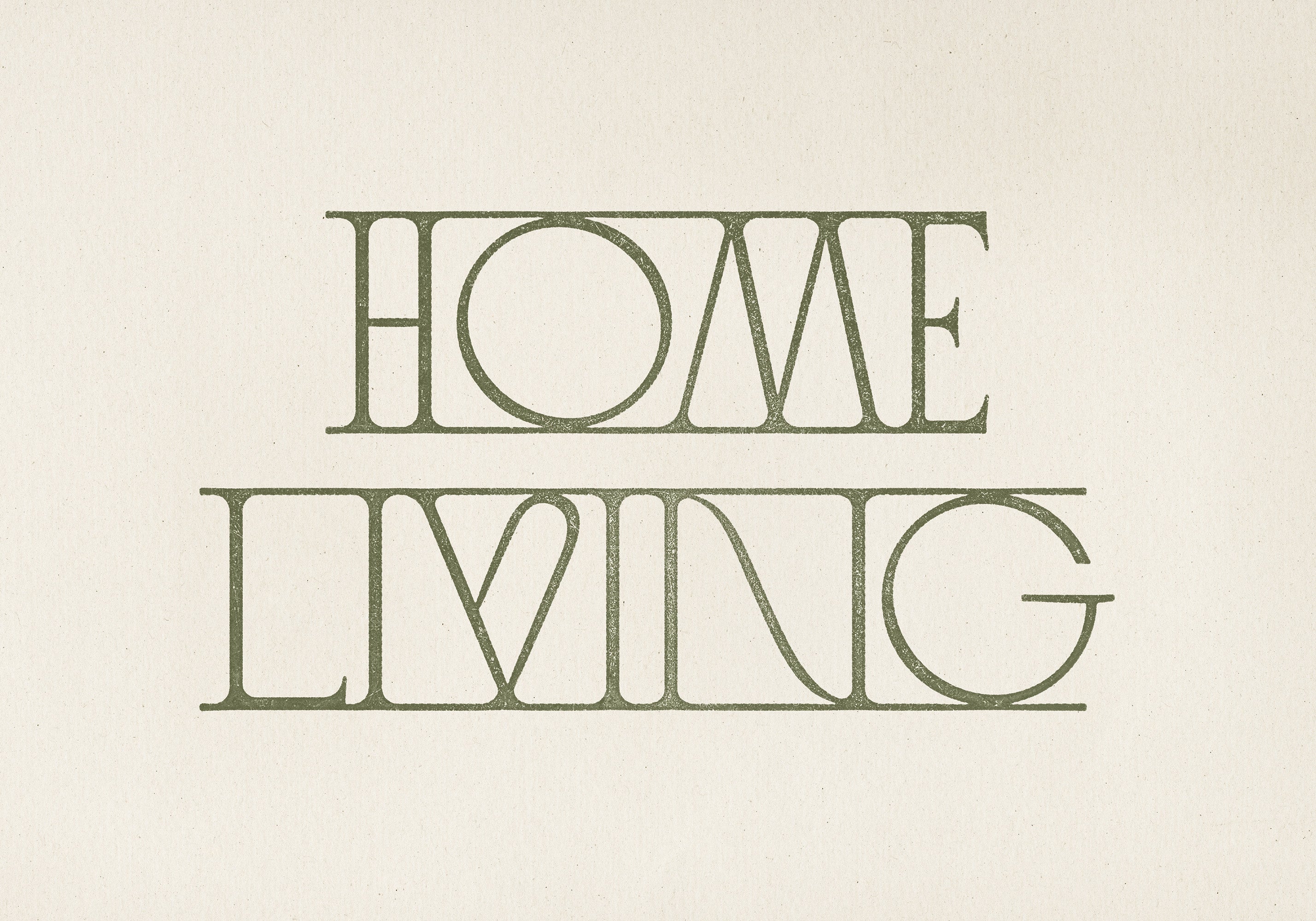 Home Living Print