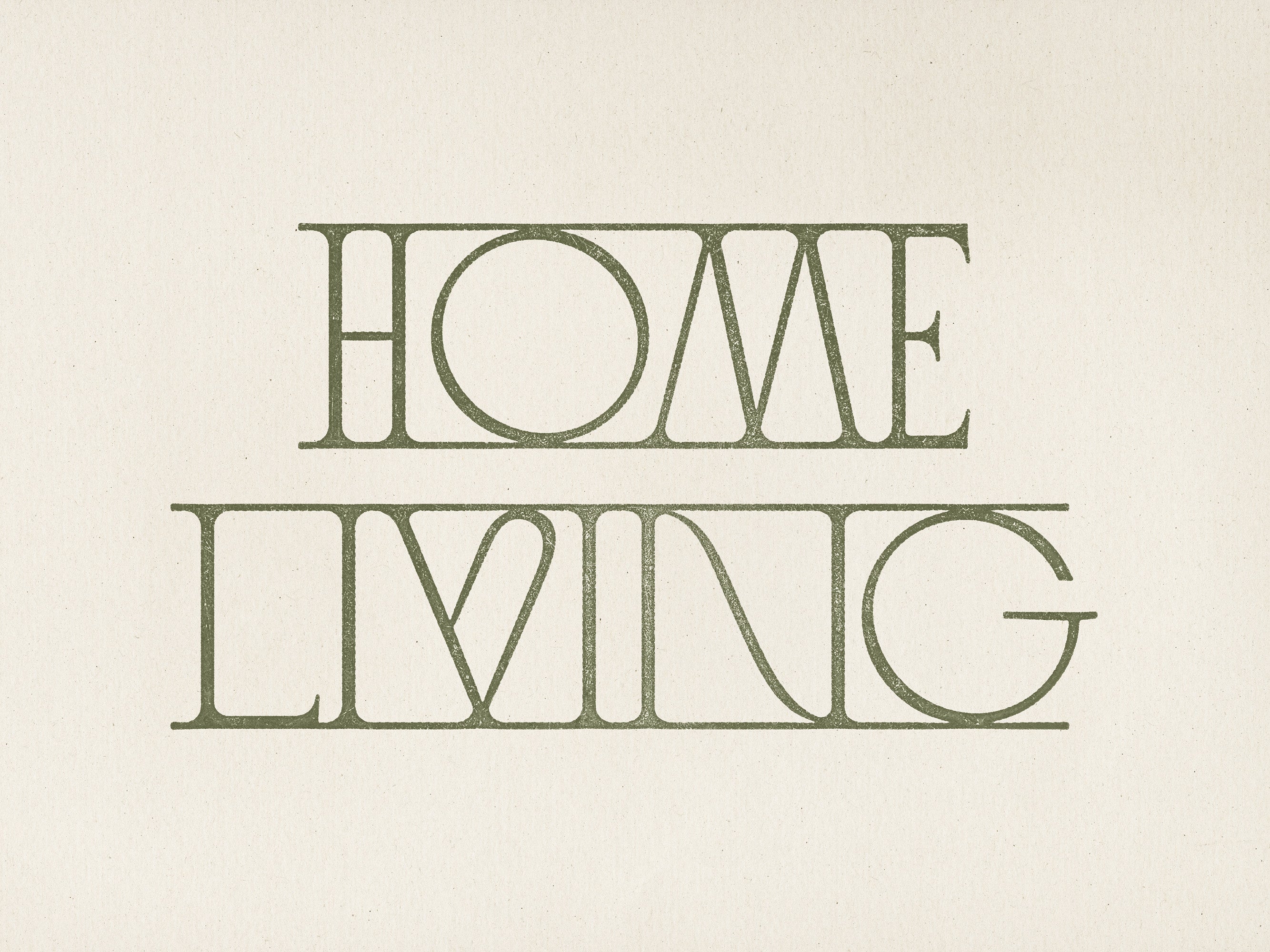 Home Living Print