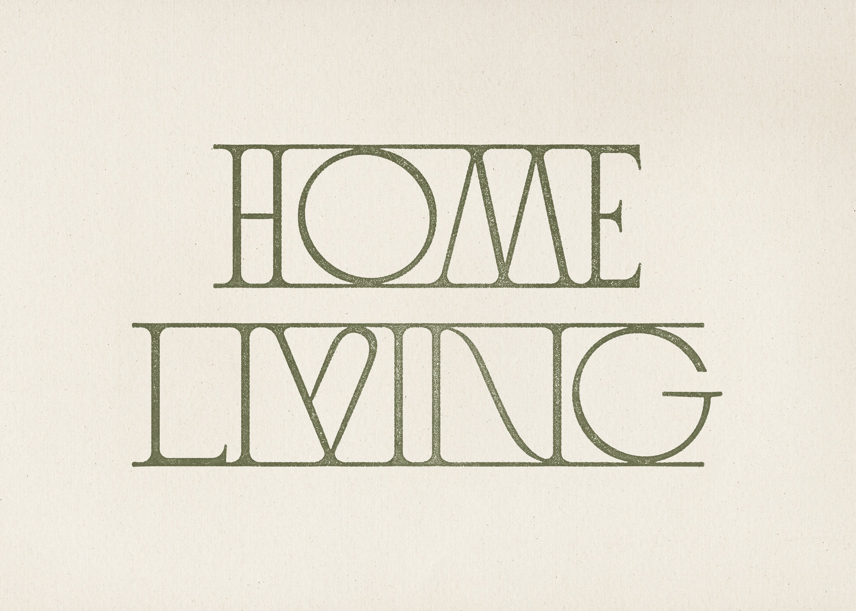 Home Living Print