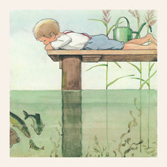 Elsa Beskow - The Curious Fish Print