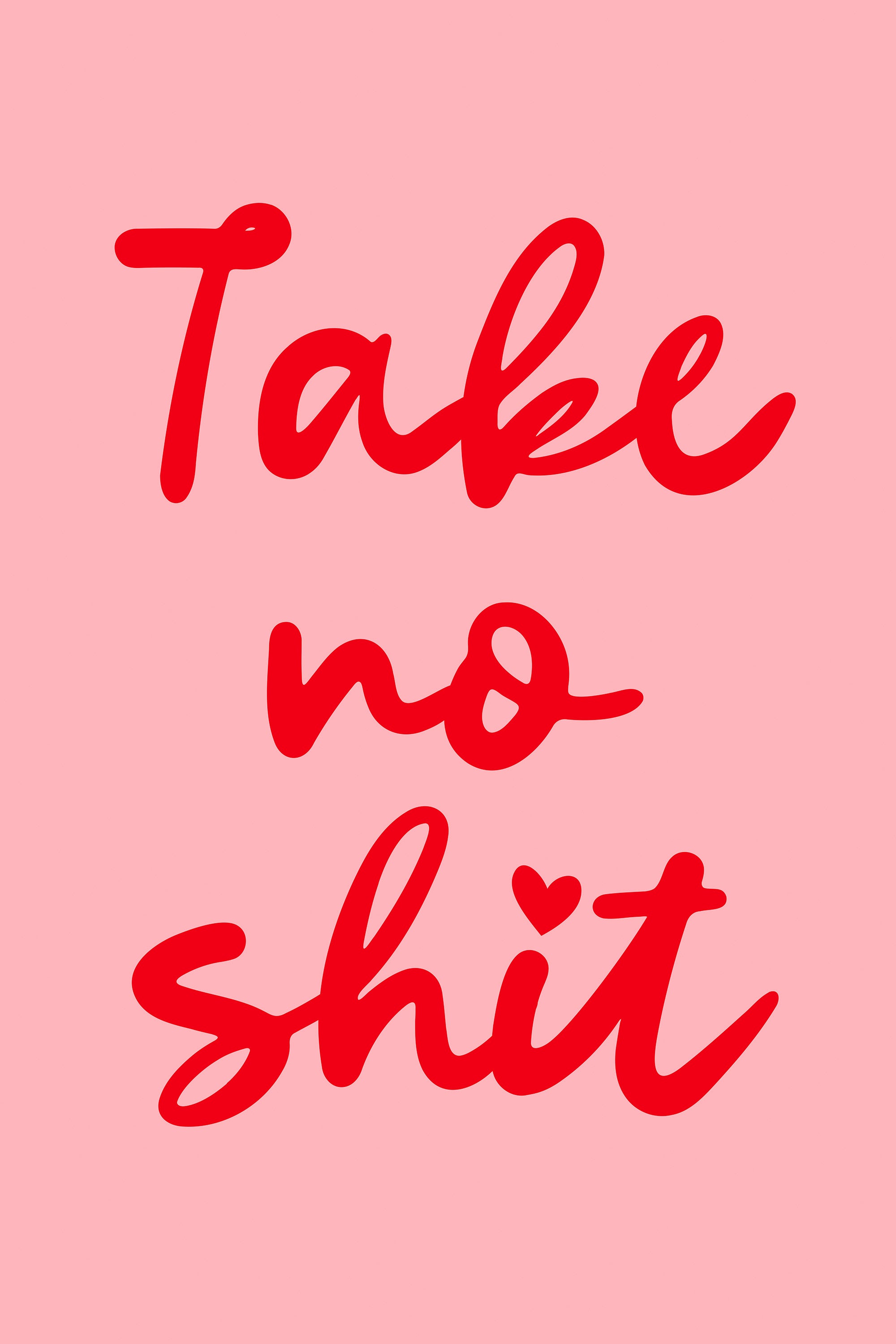 Take no Shit Print