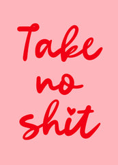 Take no Shit Print