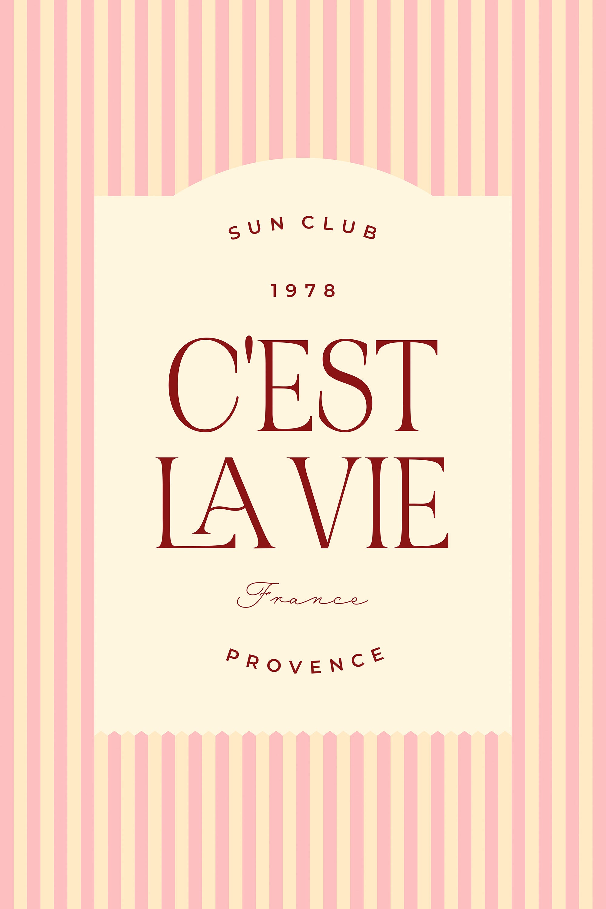 C'est La Vie Print
