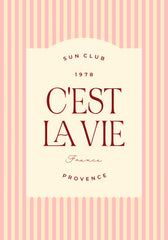 C'est La Vie Print