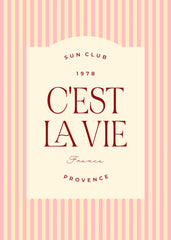 C'est La Vie Print