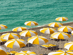Seaside Parasols Print