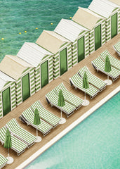 Poolside Parade Print