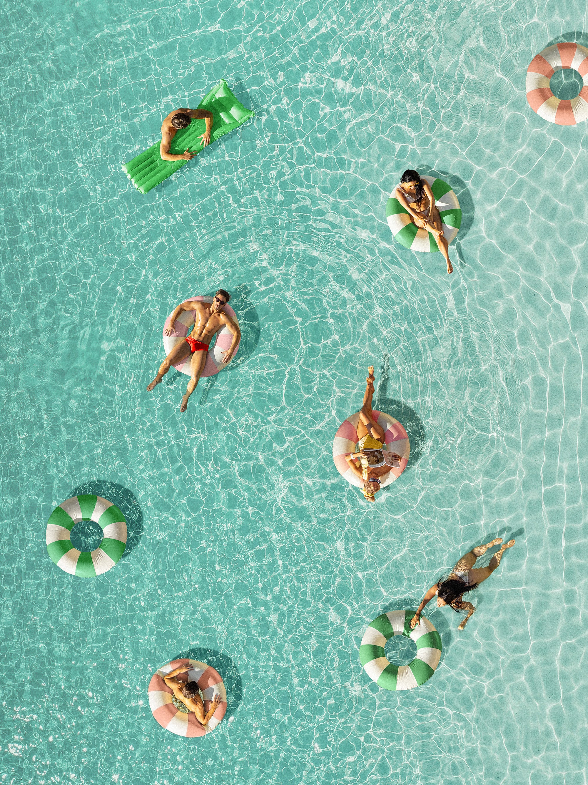 Floating Crowd Print