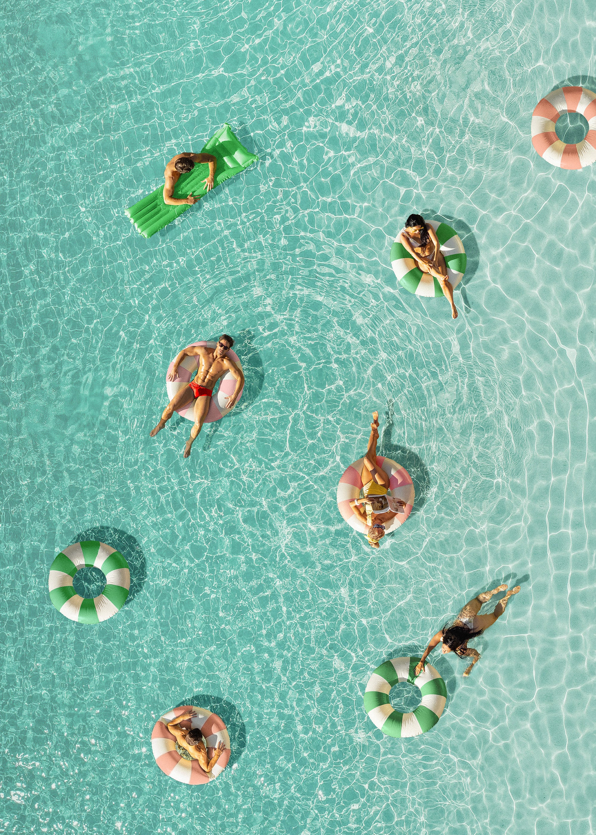 Floating Crowd Print