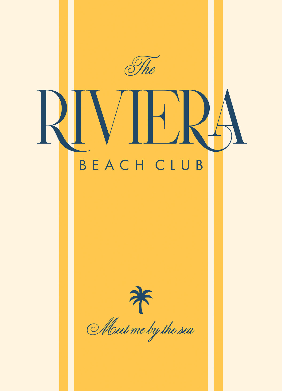 The Riviera Beach Club Print