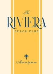 The Riviera Beach Club Print