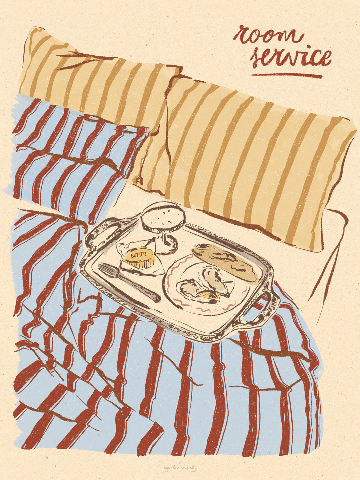 Agathe Marty - Room Service Print