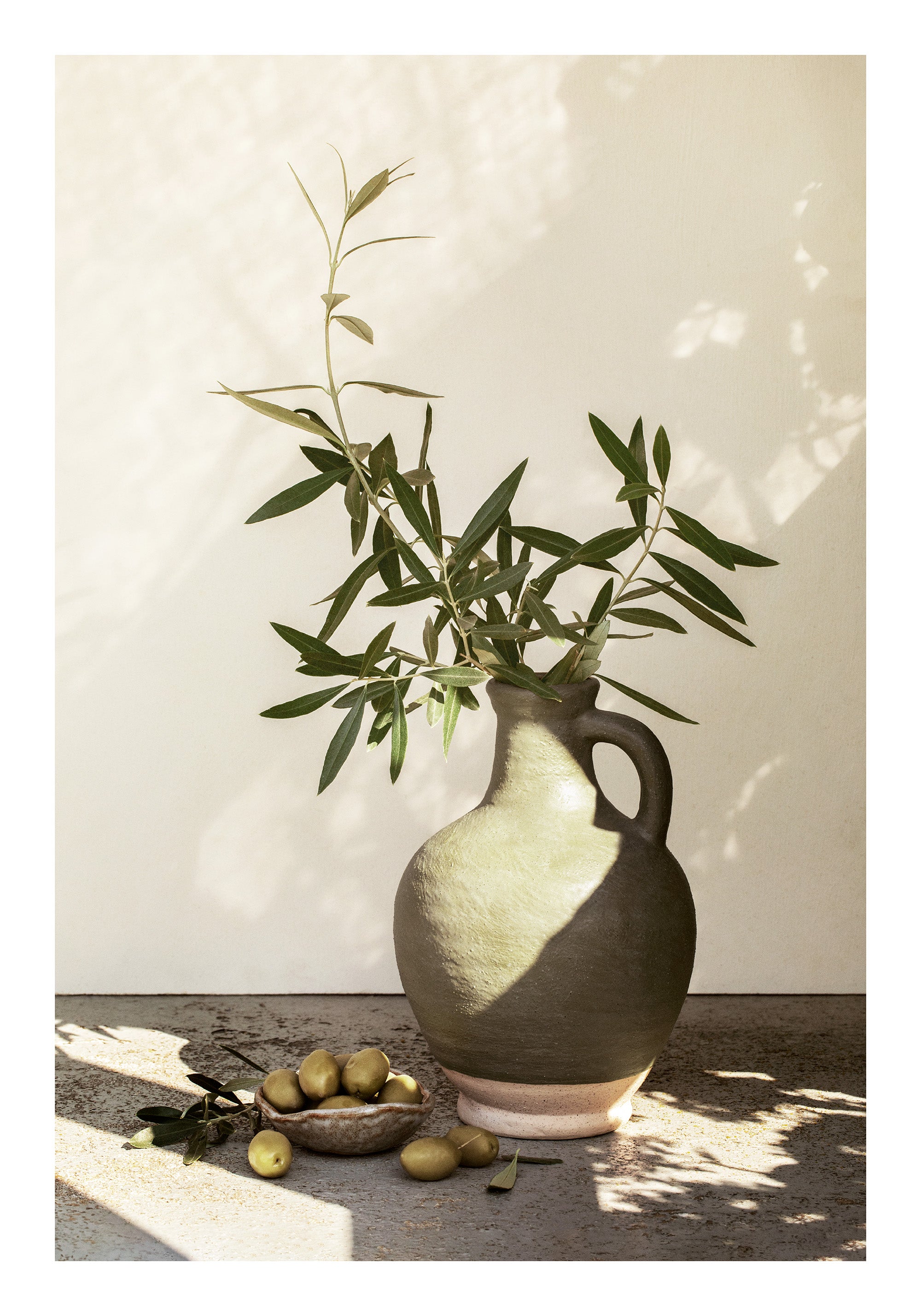 Sunlit Olives Print