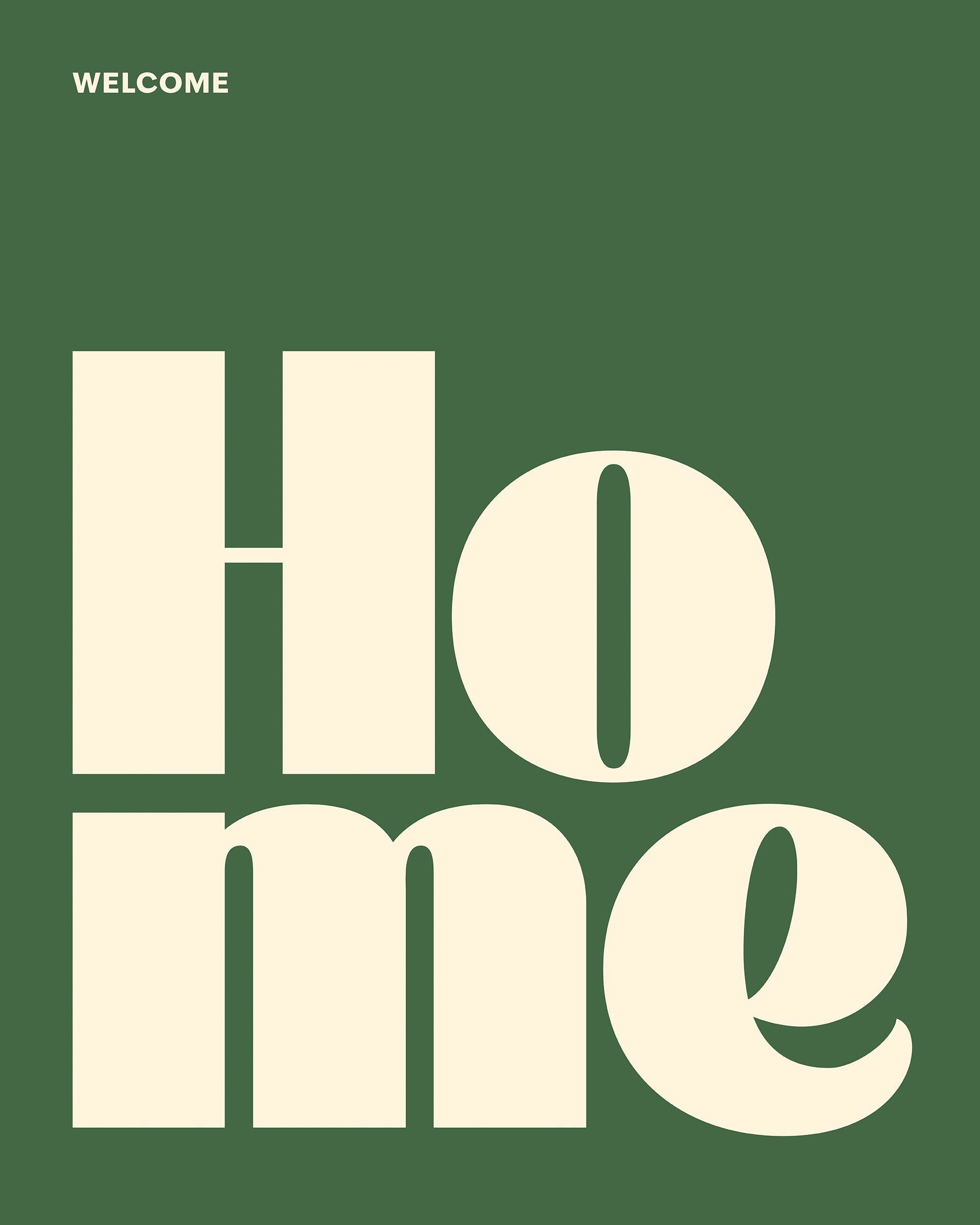Welcome Home Print