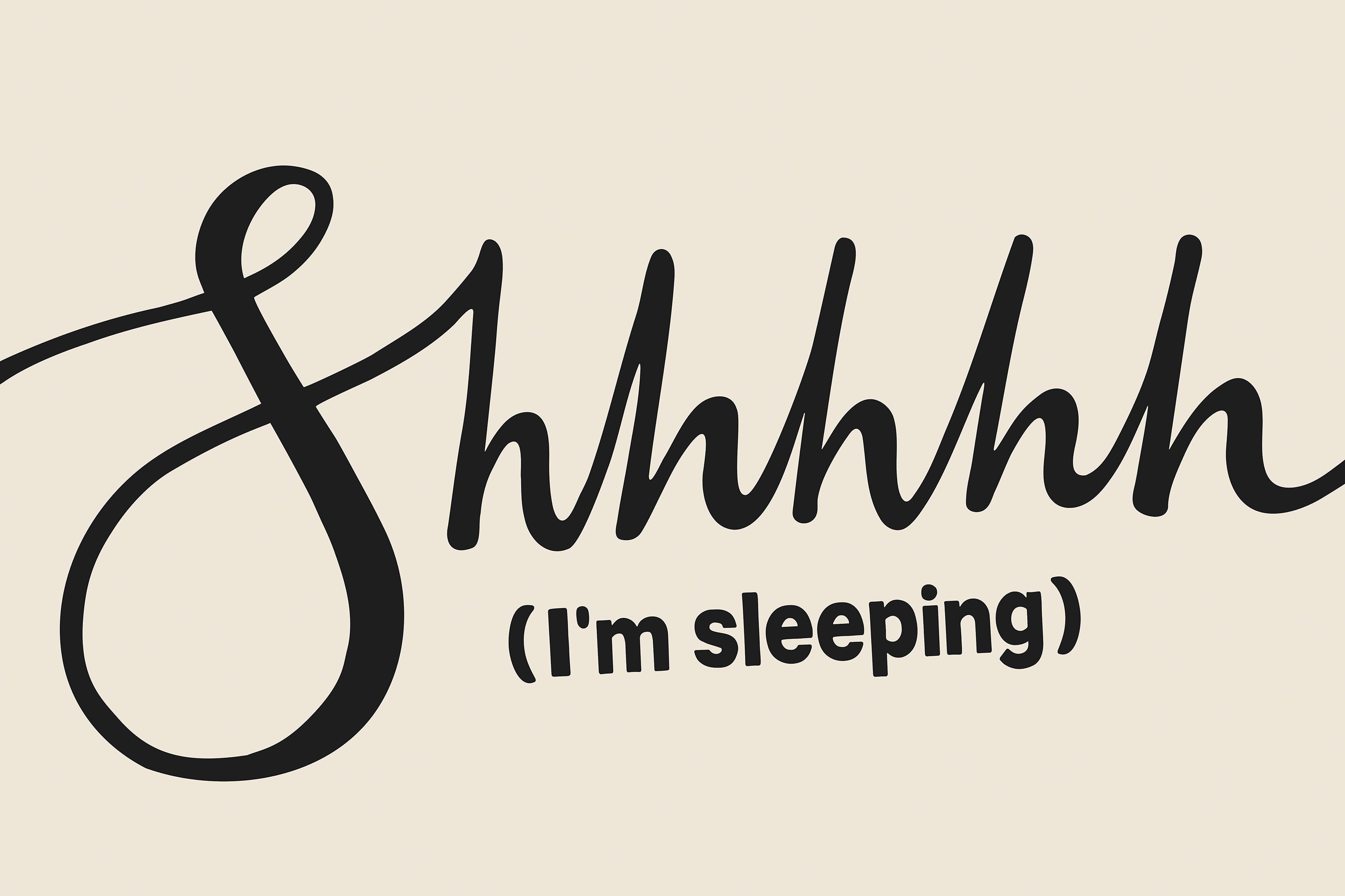 I'm Sleeping Print