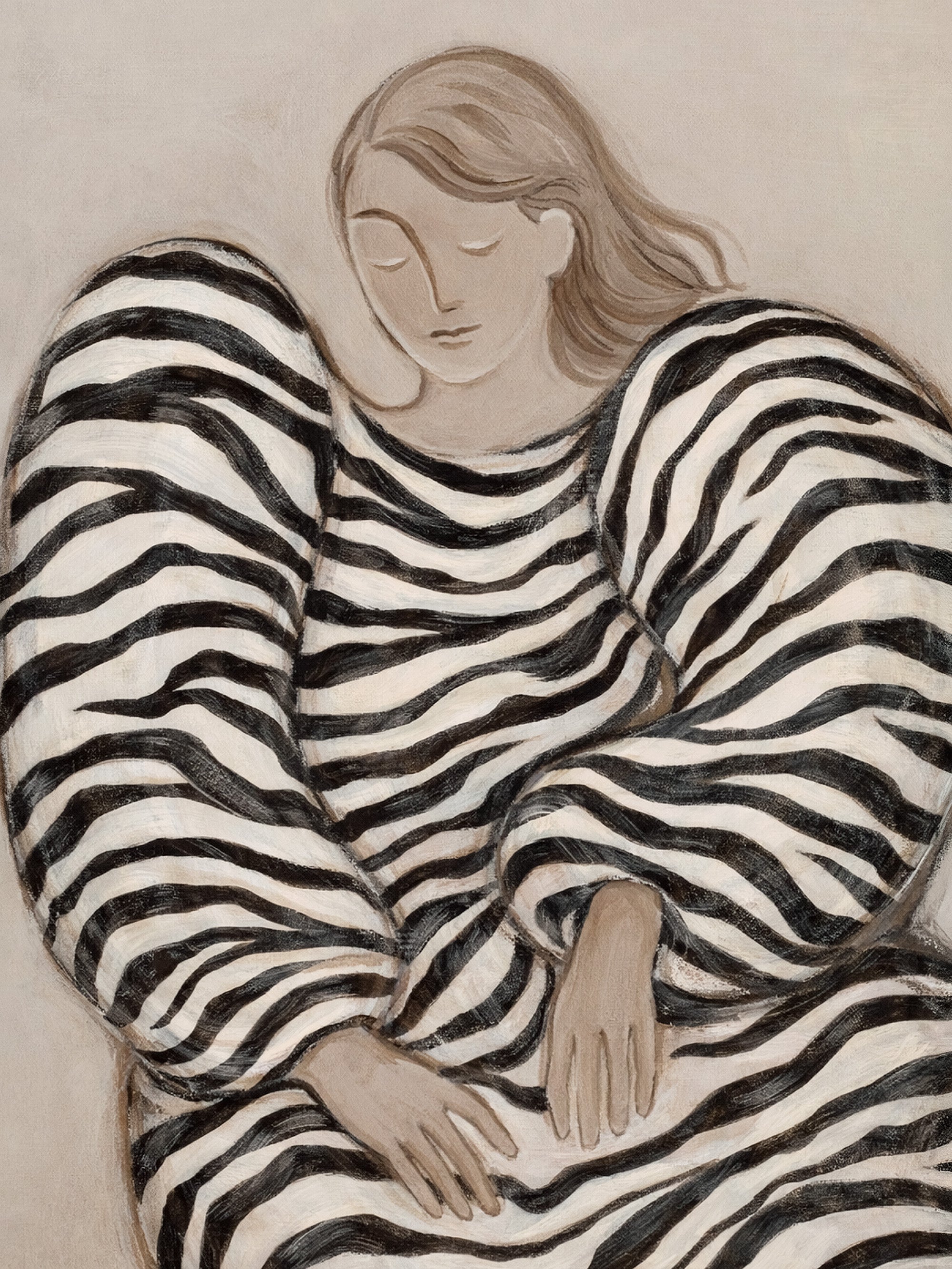 Zebra Striped Dream Print