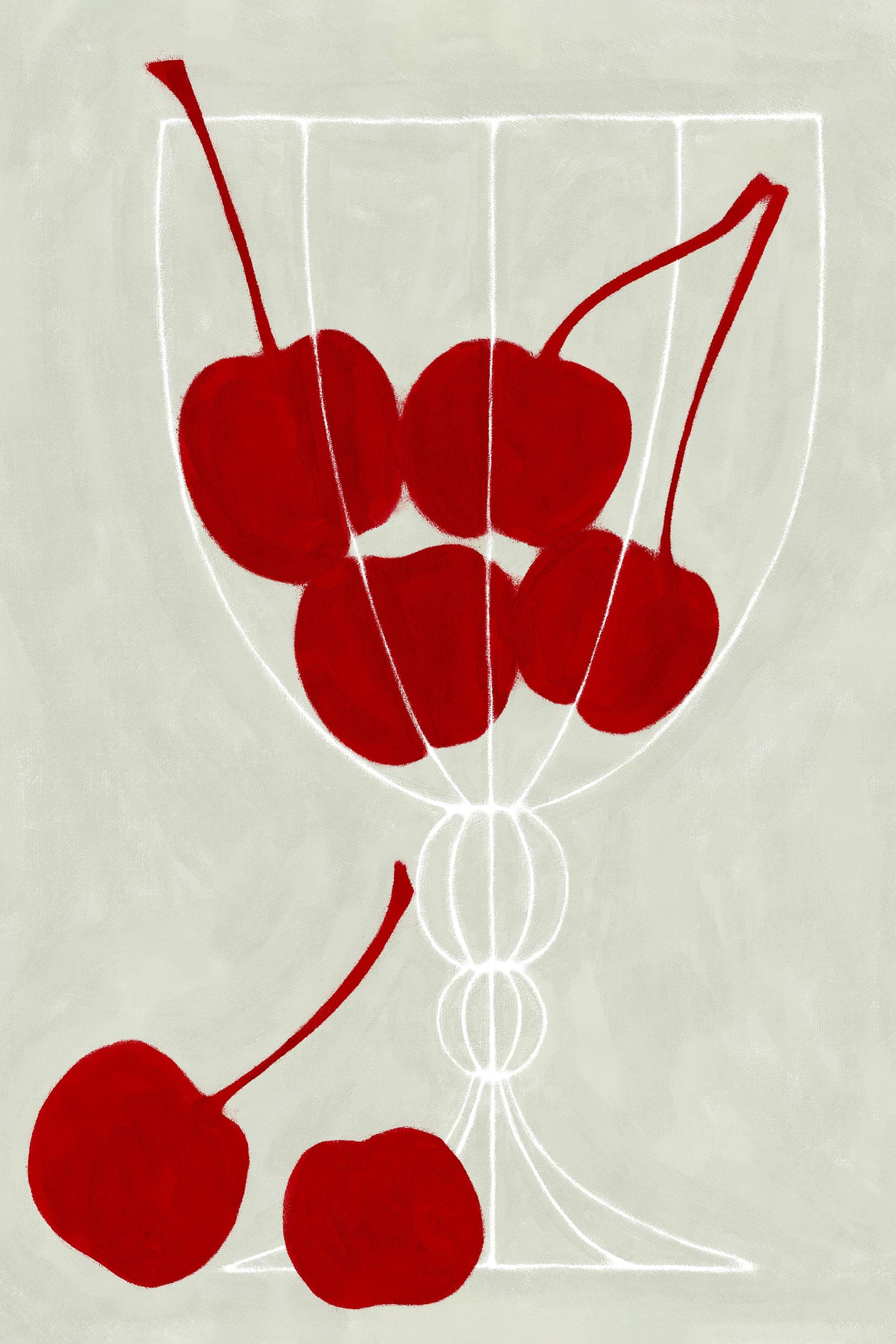 Kit Agar - Cherries Print