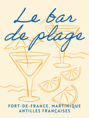 Le Bar de Plage Print