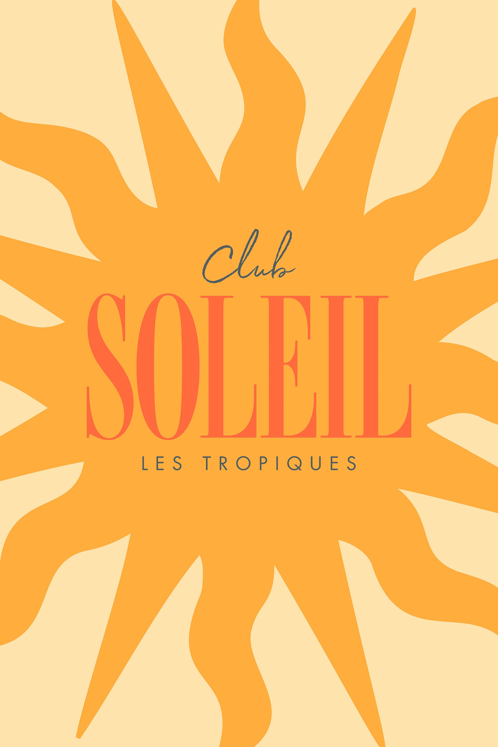Club Soleil Graphic Print