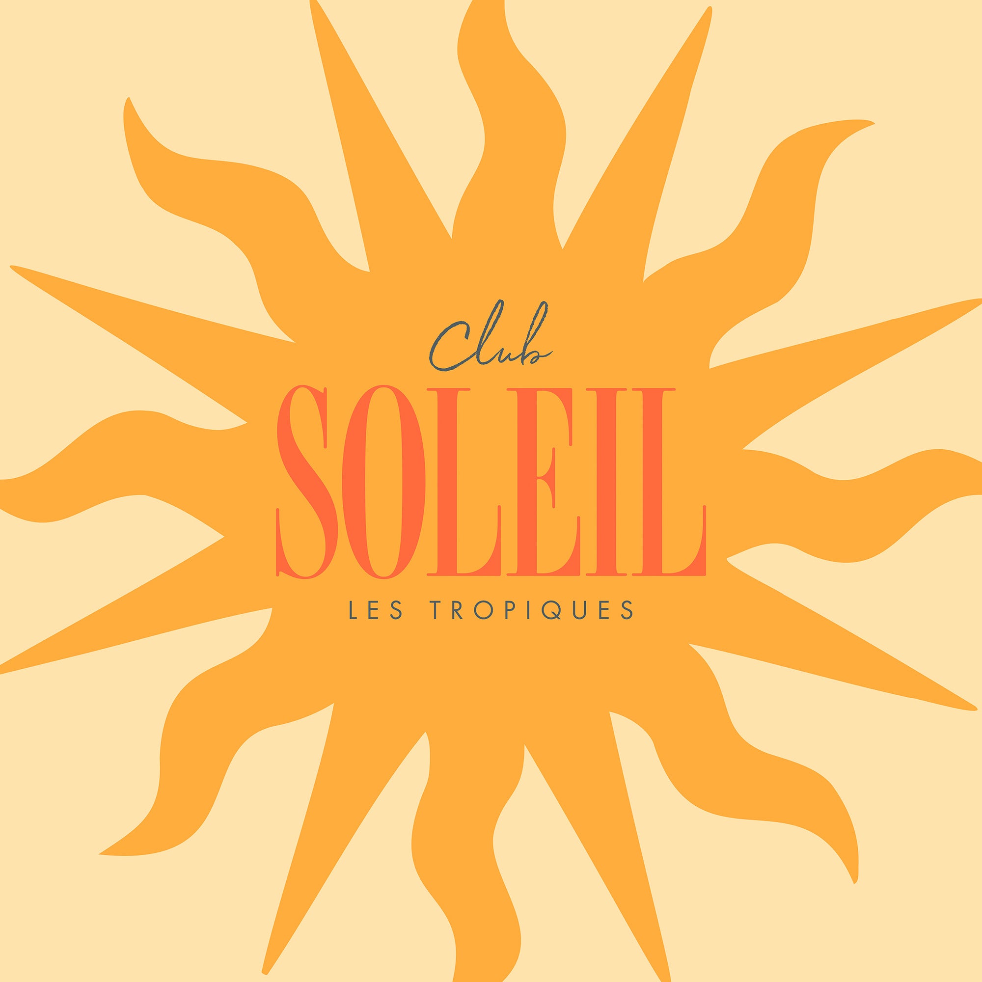 Club Soleil Graphic Print