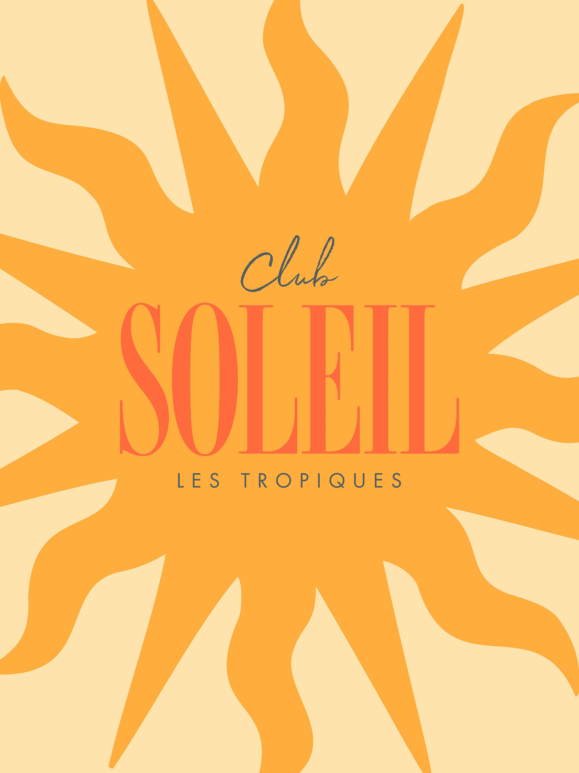 Club Soleil Graphic Print
