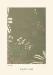 Ogino Issui - Ōyō Manga, Botanical Study Print