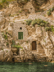 Beneath the Cliffs Print