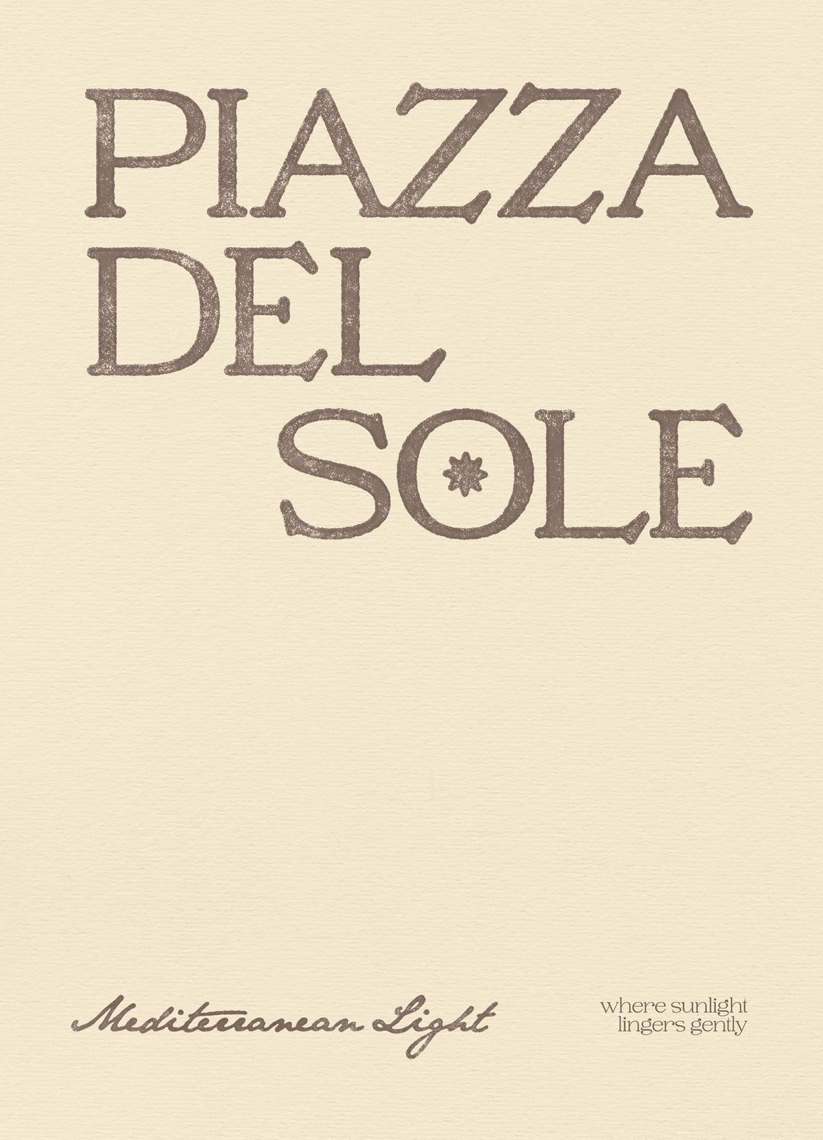 Piazza Del Sole Print