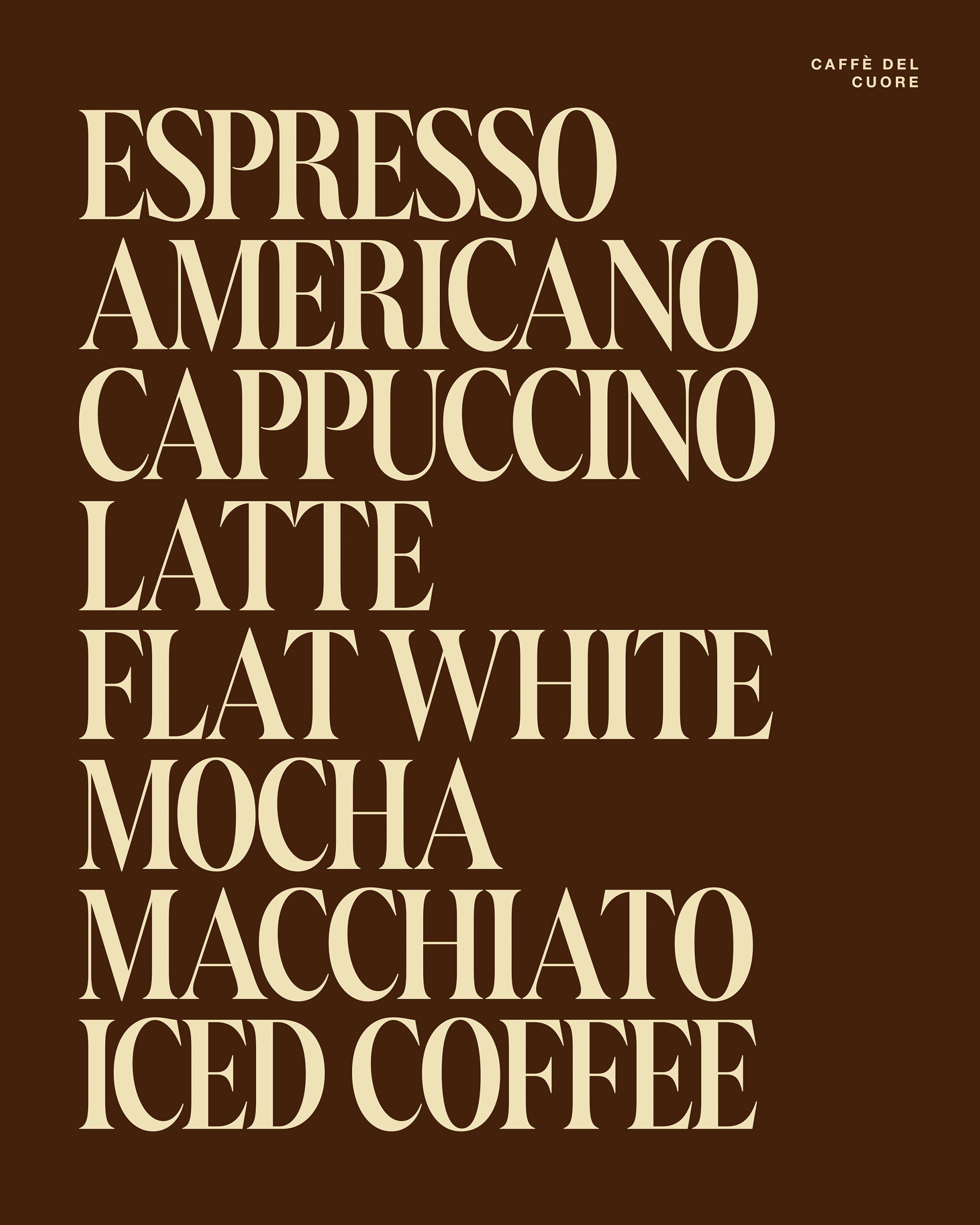 Caffè del Cuore Print