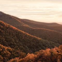 Blue Ridge Mountain Sunrise Print
