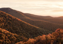 Blue Ridge Mountain Sunrise Print