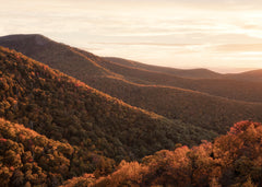 Blue Ridge Mountain Sunrise Print